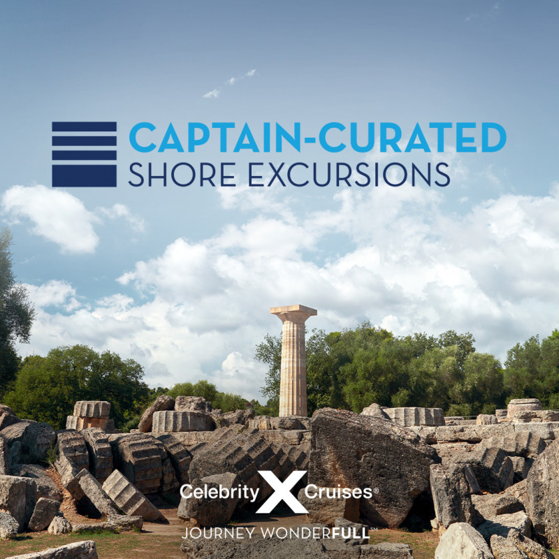 Celebrity Cruises’ Captains are sharing their favorite Greek experiences through a new “Captain-Curated” shore excursions program (Image - May 2022)