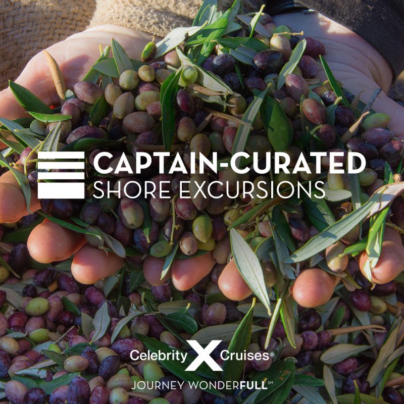 Celebrity Cruises’ Captains are sharing their favorite Greek experiences through a new “Captain-Curated” shore excursions program.