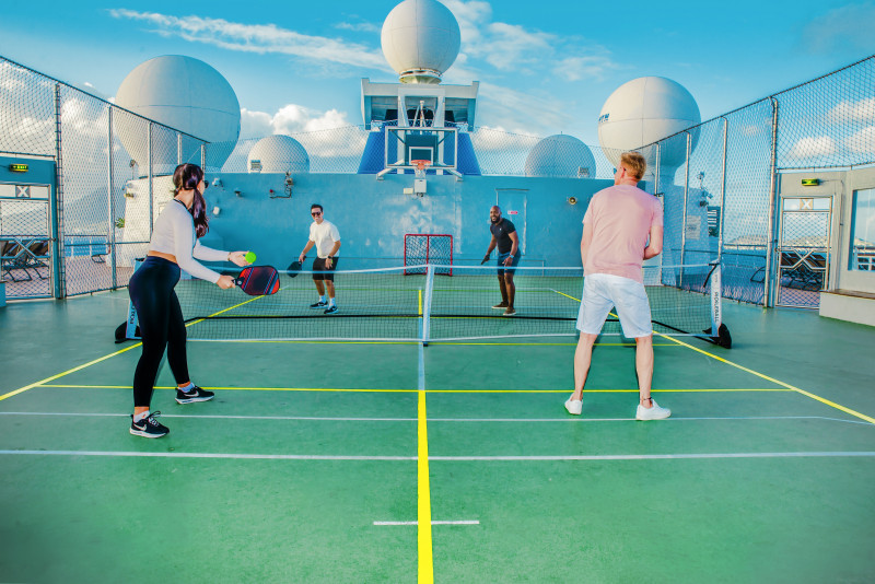 Celebrity Cruises Brings Pickleball To The High Seas. Fans Can Ride the Wave of the Hottest Sport on Nine of the Cruise Line’s Ships  (Image at LateCruiseNews.com - March 2023)