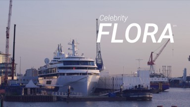 Celebrity Flora Shipyard Hyperlapse Tour