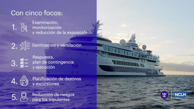 Healthy Sail Panel, Recomendaciones Sanitarias y de Seguridad para la Industria e los Cruceros